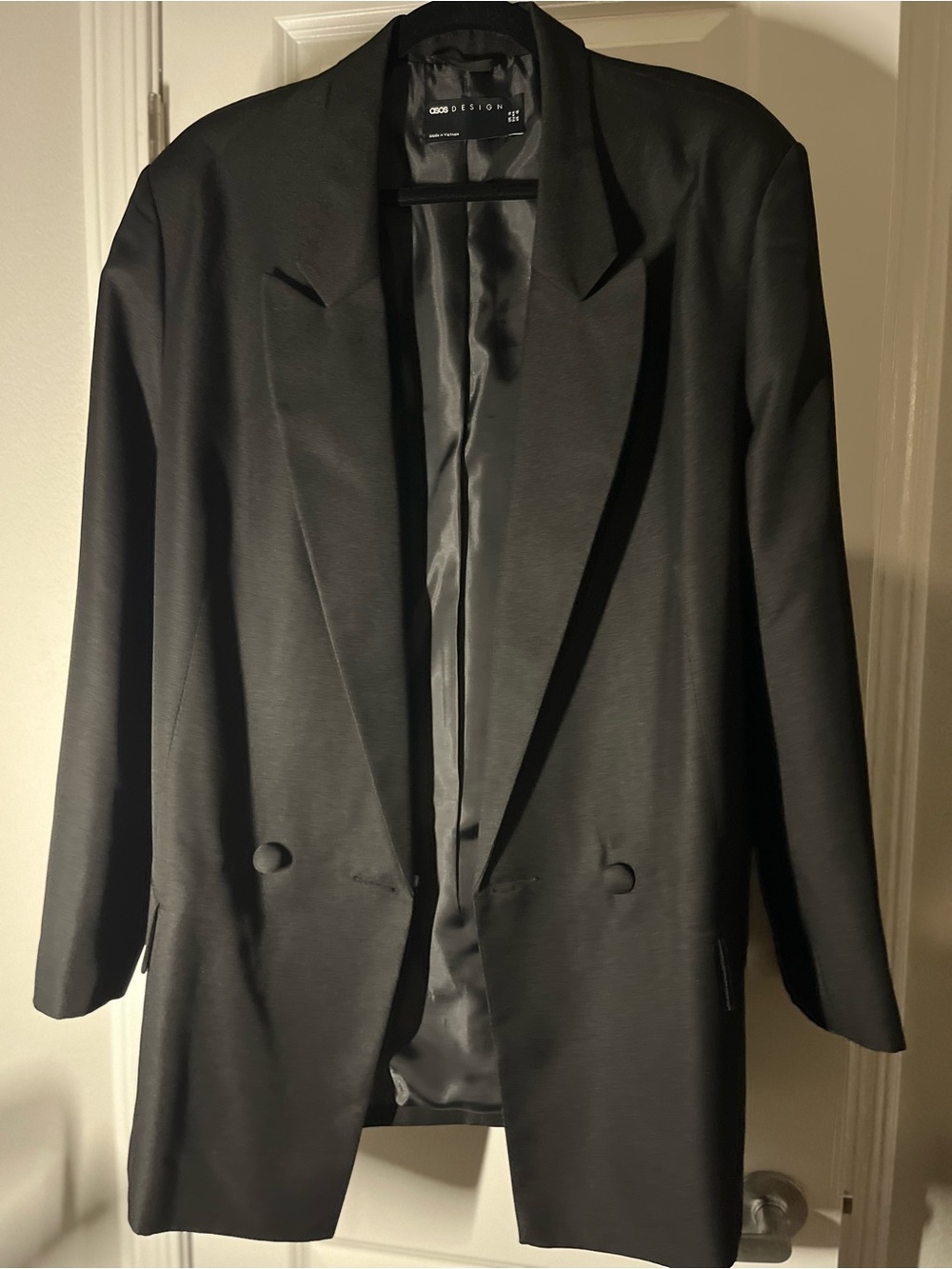Black Women's Satin-Lined Blazer
